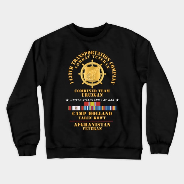 1438th Trans Company - Camp Holland Afghanistan Vet w AFGHAN SVC X 300 Crewneck Sweatshirt by twix123844